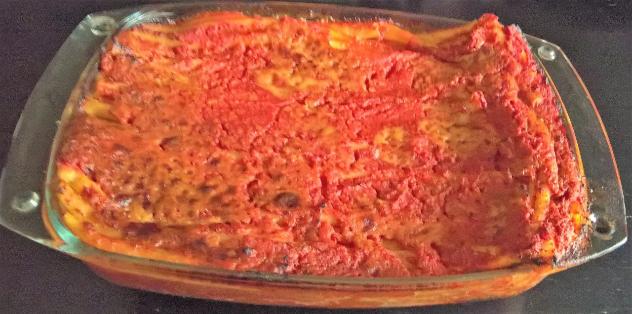 Maccheroni crudi al forno